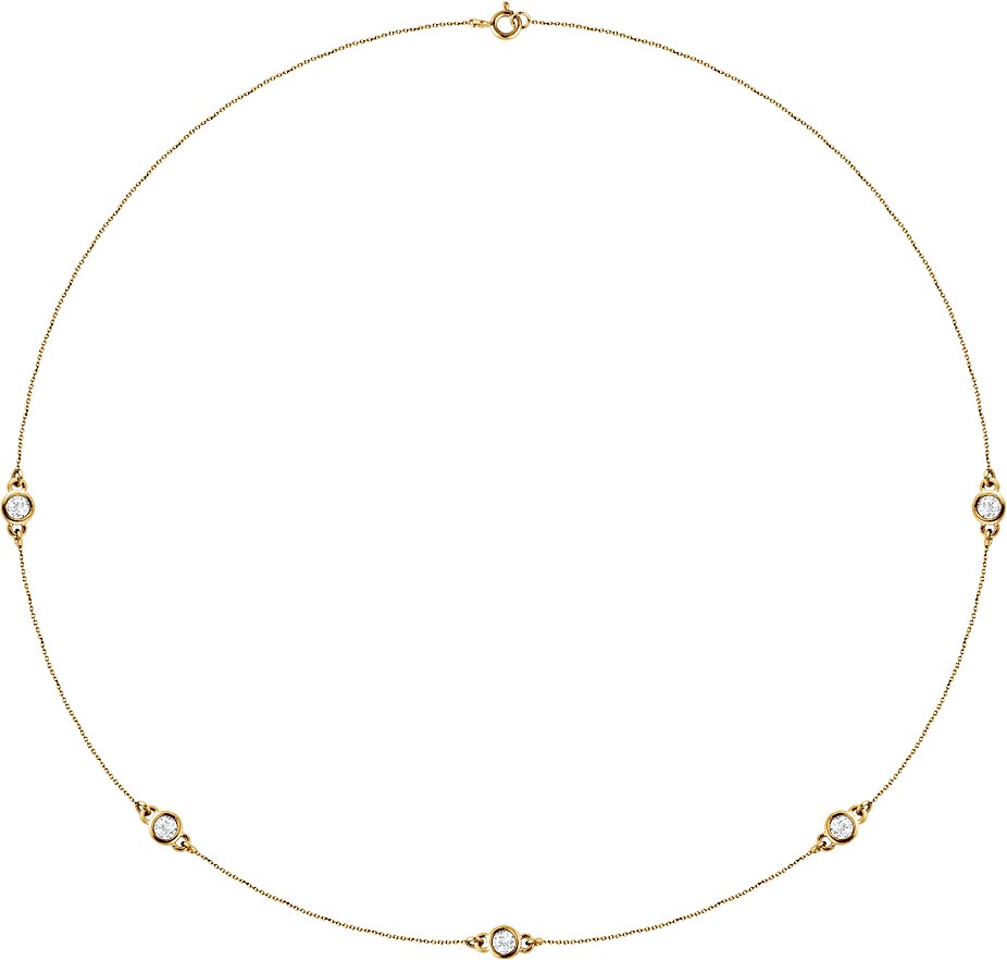 3/4 Ctw Lab-Grown Diamond Necklace - Lab Grown Diamond