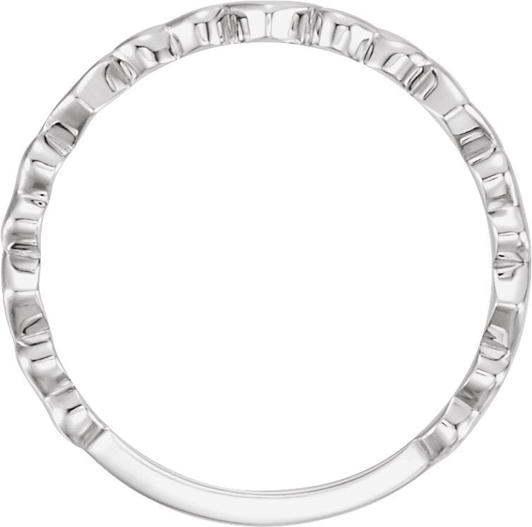 Heart Ring - White Gold