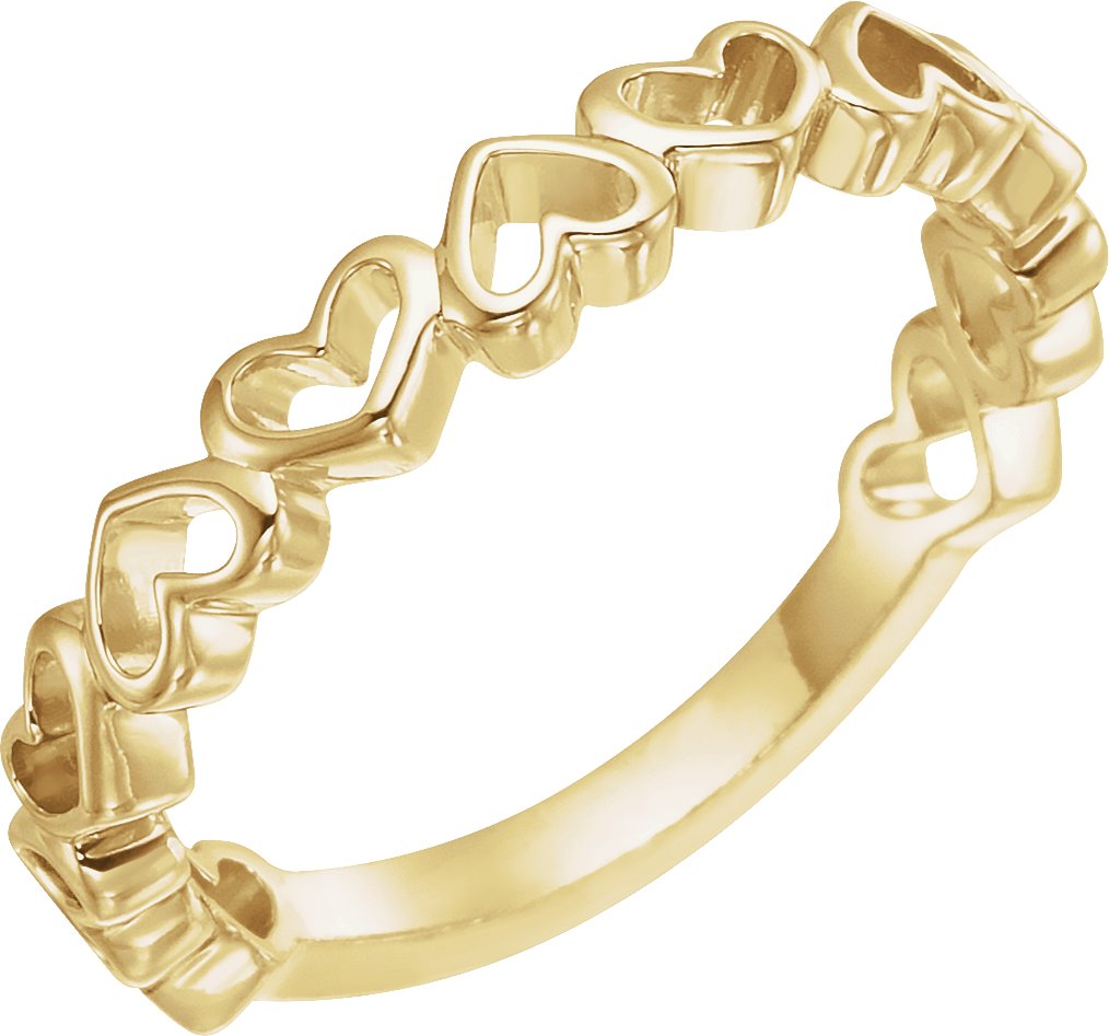 Heart Ring - Yellow Gold