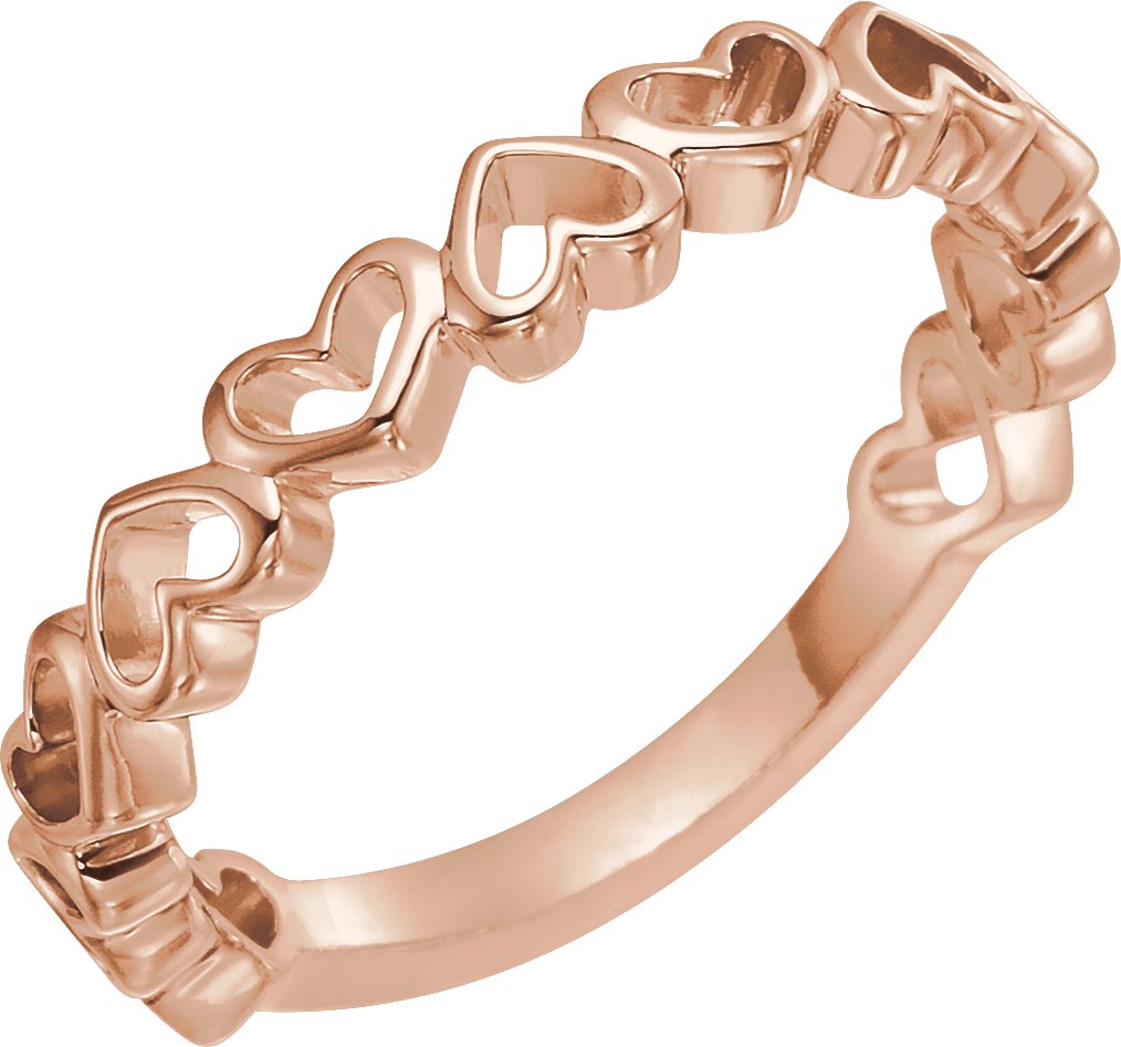 Heart Ring - Rose Gold