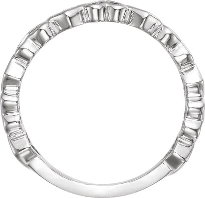 Heart Ring - White Gold