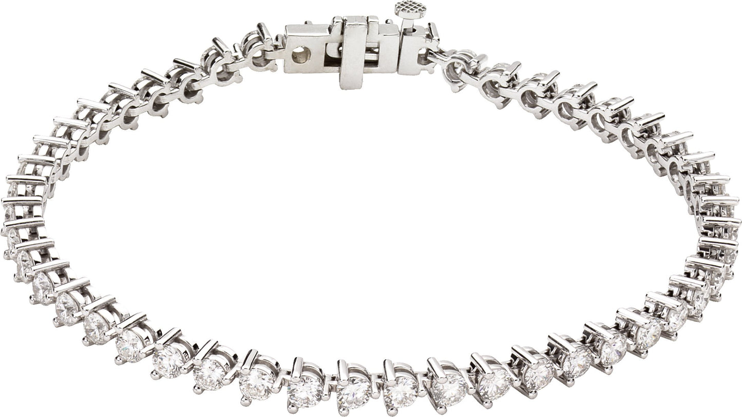 4 3/4 Ctw Lab-Grown Diamond Bracelet