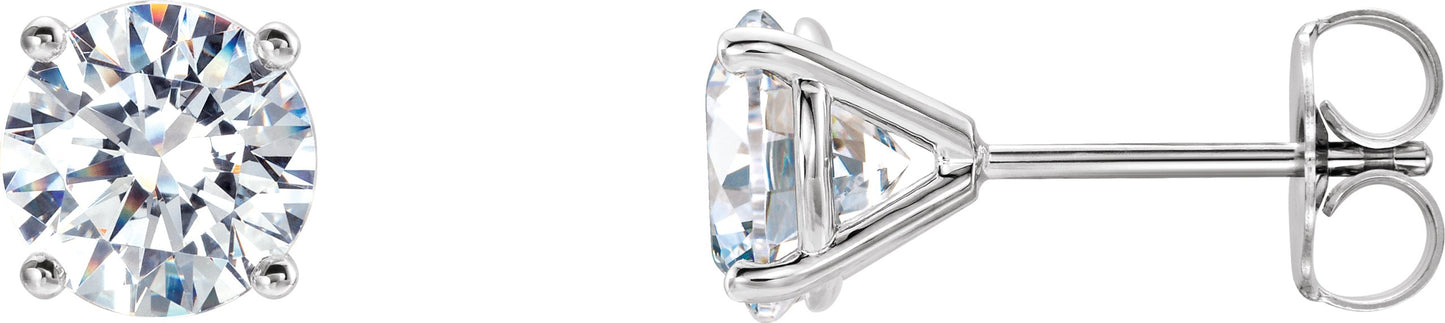 1 1/2 Ctw Lab-Grown Diamond 4-Prong Stud Earrings