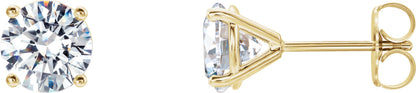 1 Ctw Lab-Grown Diamond 4-Prong Stud Earrings - Lab Grown Diamond