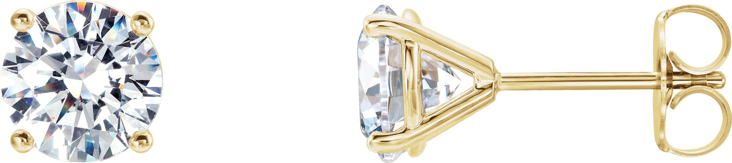 1 1/2 Ctw Lab-Grown Diamond 4-Prong Stud Earrings - Lab Grown Diamond