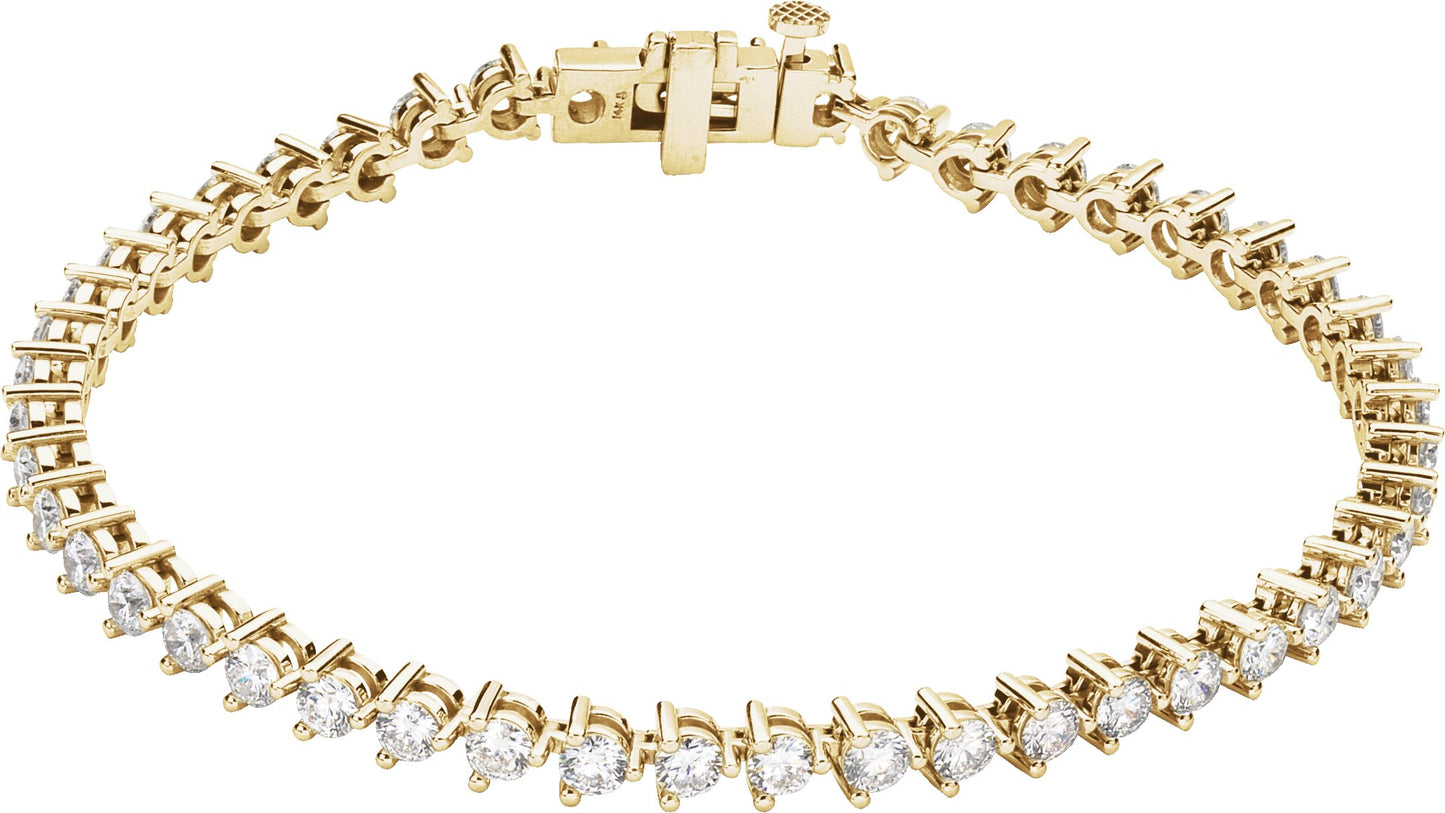 4 3/4 Ctw Lab-Grown Diamond Bracelet - Lab Grown Diamond