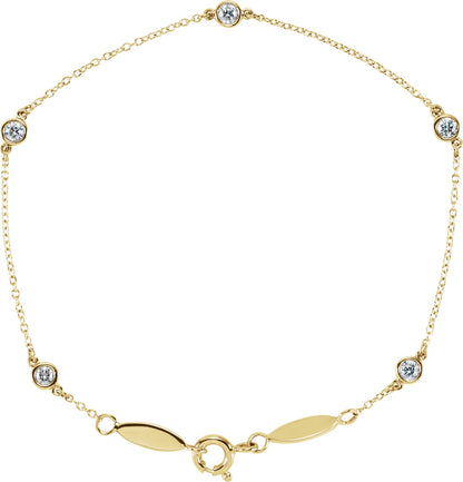 Station Bracelet - Lab Grown Diamond