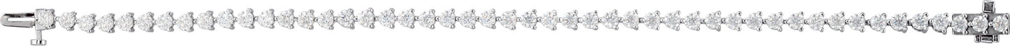 4 3/4 Ctw Lab-Grown Diamond Bracelet