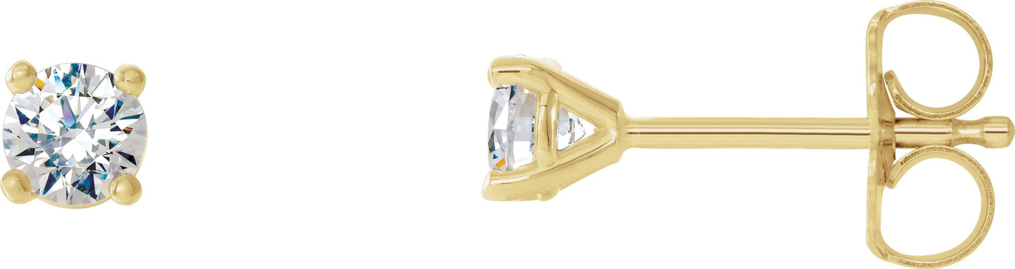 1/8 Ctw Lab-Grown Diamond Stud Earrings - Lab Grown Diamond