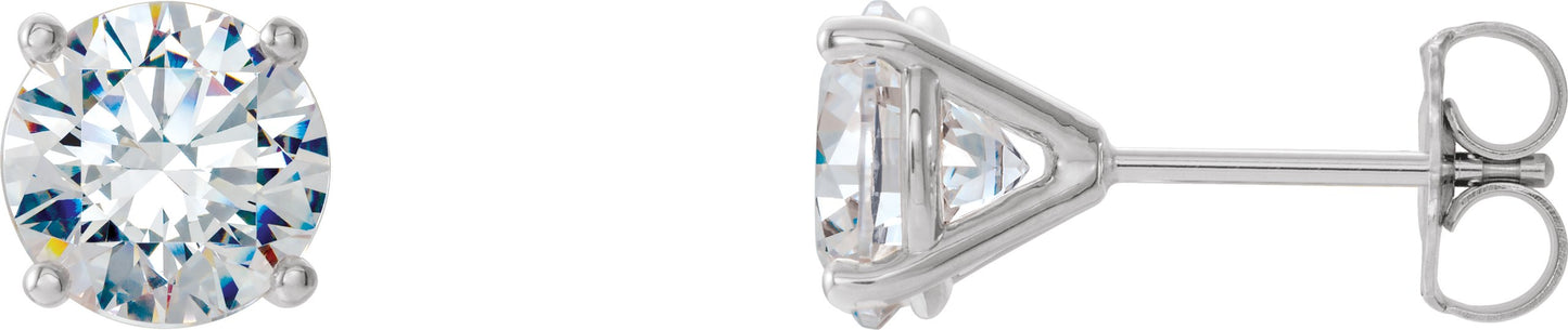 1/2 Ctw Lab-Grown Diamond 4-Prong Stud Earrings