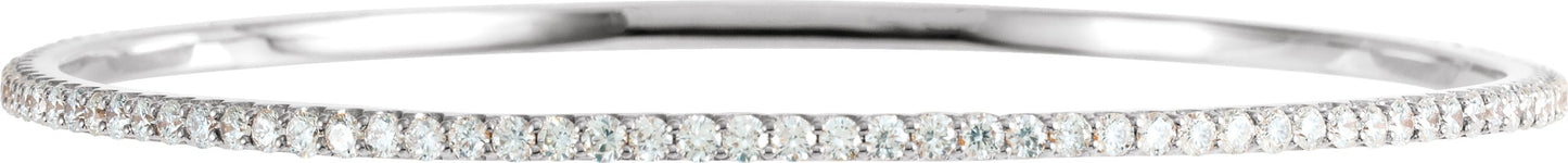 3 Ctw Lab-Grown Diamond Bangle Bracelet