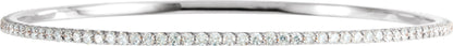 3 Ctw Lab-Grown Diamond Bangle Bracelet