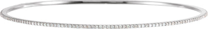 1 Ctw Lab-Grown Diamond Bangle Bracelet