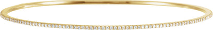 1 Ctw Lab-Grown Diamond Bangle Bracelet - Lab Grown Diamond