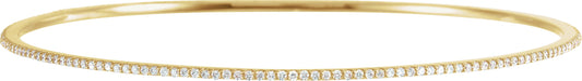 1 Ctw Lab-Grown Diamond Bangle Bracelet - Lab Grown Diamond