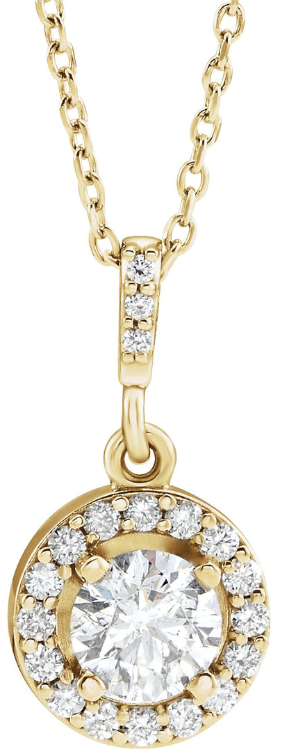 1/2 Ctw Lab-Grown Diamond Necklace
