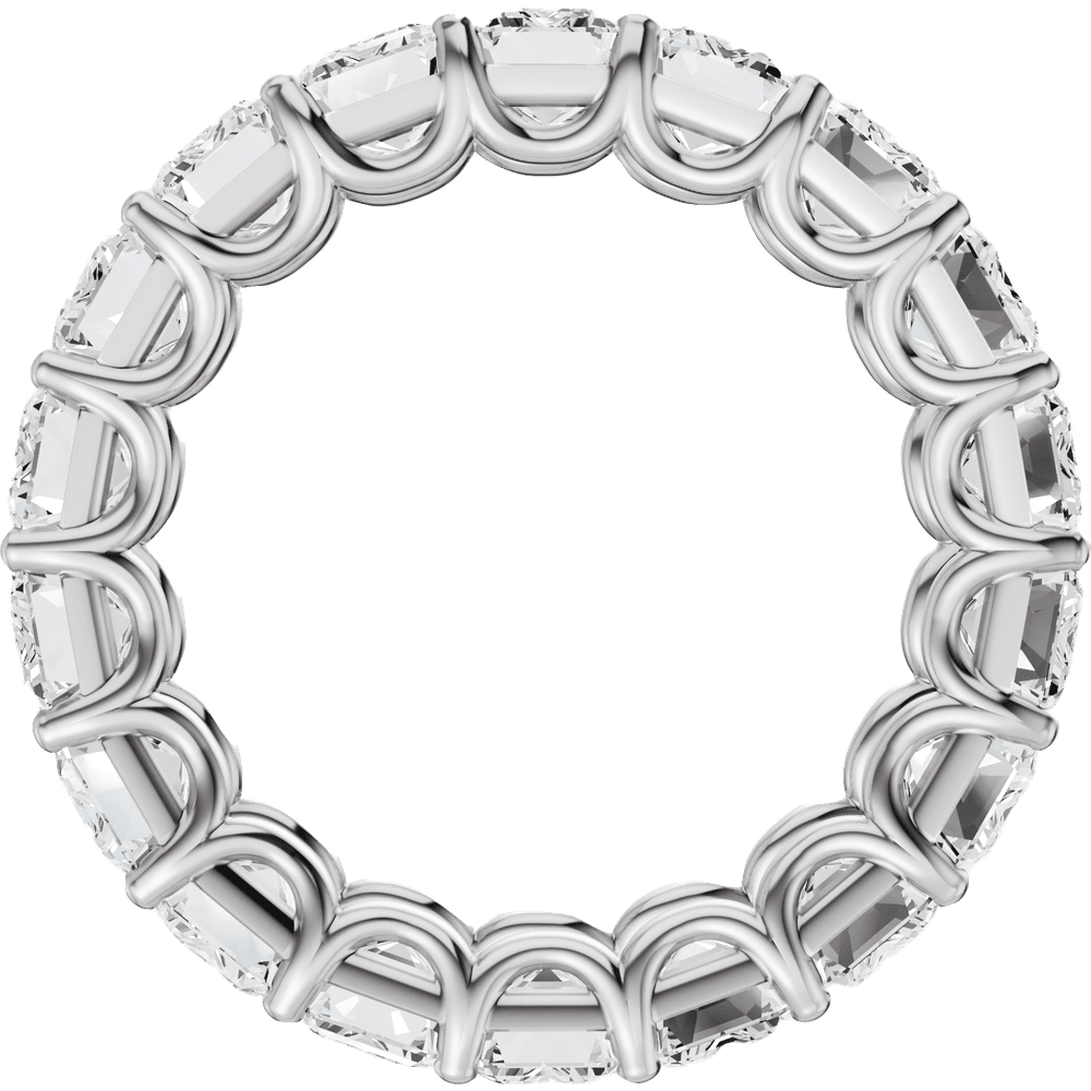 6 3/4 Ctw Oval Lab-Grown Diamond Low Profile Eternity Band