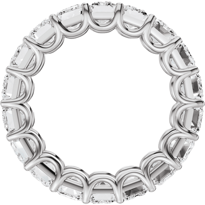 6 3/4 Ctw Oval Lab-Grown Diamond Low Profile Eternity Band