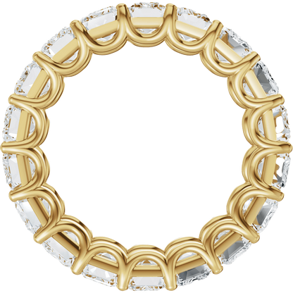 6 3/4 Ctw Oval Lab-Grown Diamond Low Profile Eternity Band