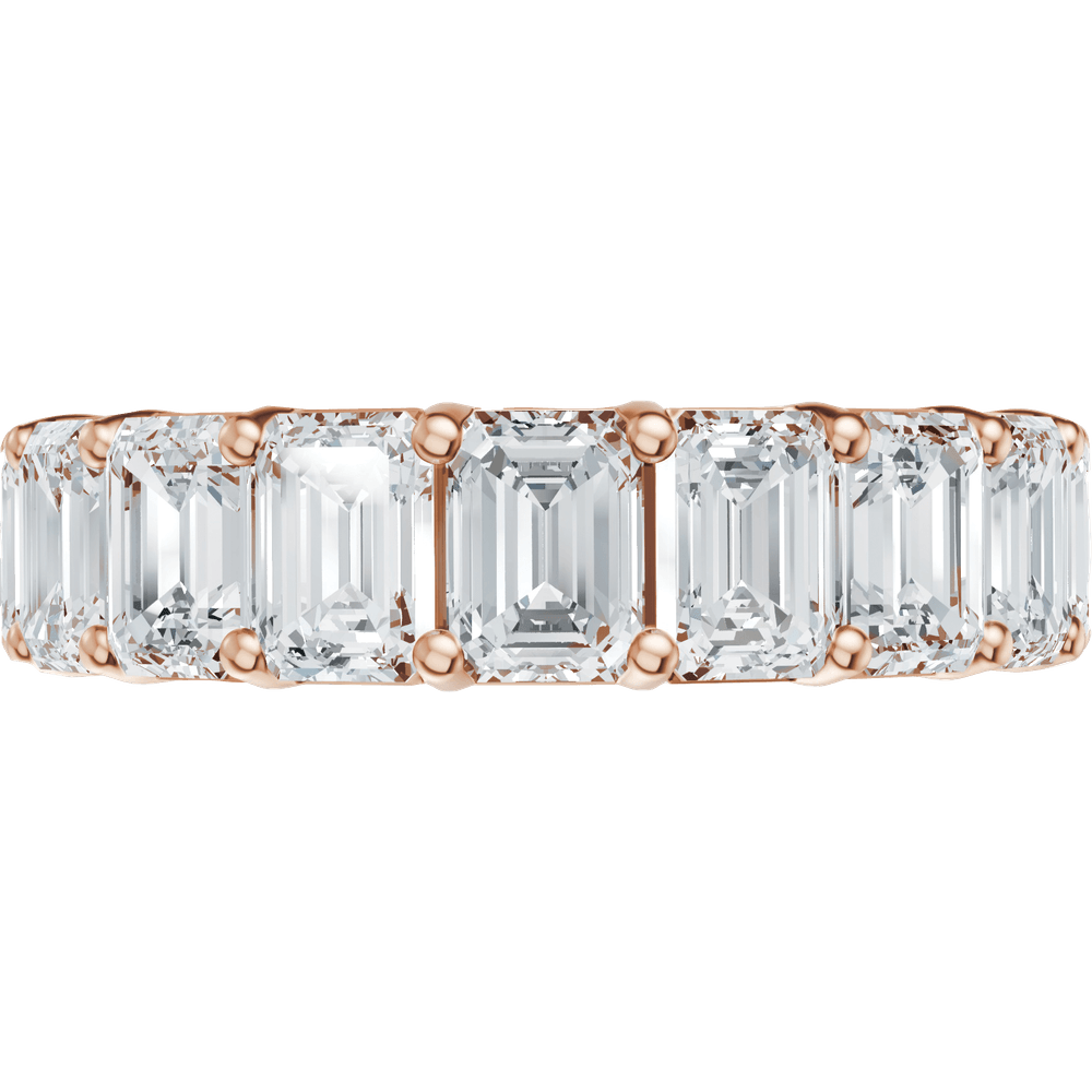 6 3/4 Ctw Oval Lab-Grown Diamond Low Profile Eternity Band