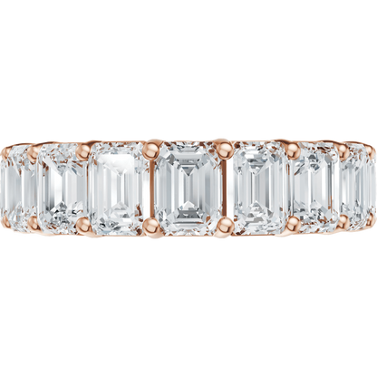 6 3/4 Ctw Oval Lab-Grown Diamond Low Profile Eternity Band