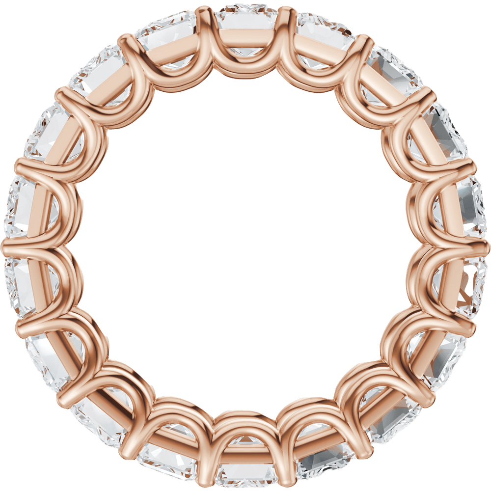 6 3/4 Ctw Oval Lab-Grown Diamond Low Profile Eternity Band