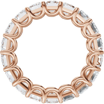 6 3/4 Ctw Oval Lab-Grown Diamond Low Profile Eternity Band