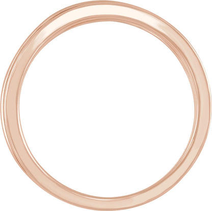 Lab-Grown Diamond Criss-Cross Ring - Rose Gold - Lab Grown Diamond