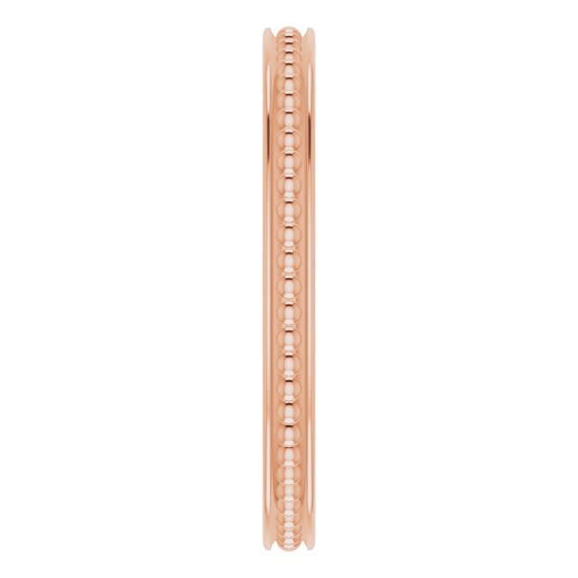Stackable Bead Ring - Rose Gold