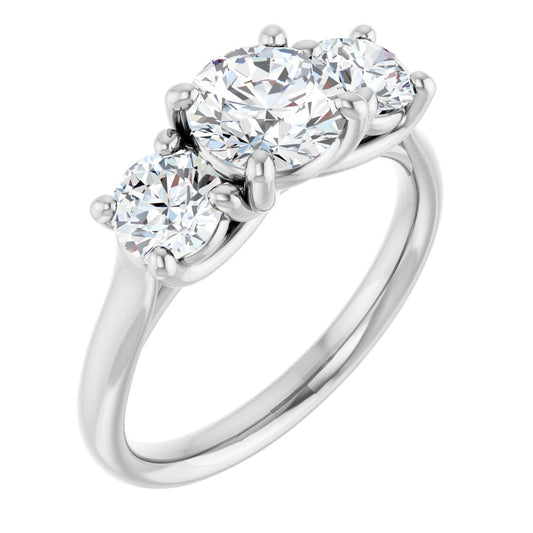 1 3/4 Ctw Lab-Grown Diamond Engagement Ring