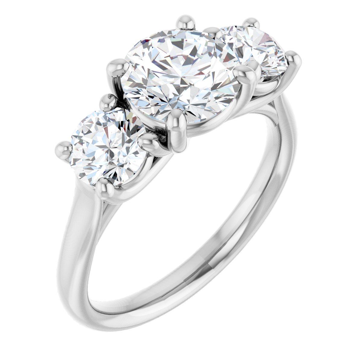 2 1/2 Ctw Lab-Grown Diamond Engagement Ring