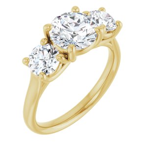 2 1/2 Ctw Lab-Grown Diamond Engagement Ring