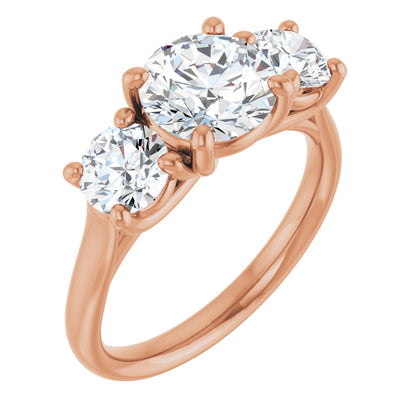 2 1/2 Ctw Lab-Grown Diamond Engagement Ring