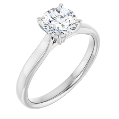 1 Ctw Lab-Grown Diamond Engagement Ring