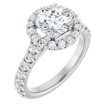 2 1/3 Ctw Lab-Grown Diamond Engagement Ring