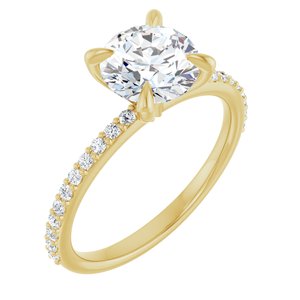 2 1/5 Ctw Lab-Grown Diamond Engagement Ring