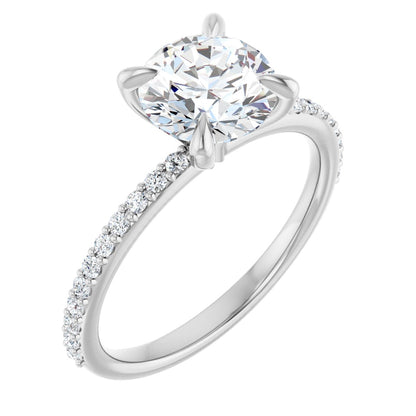 2 1/5 Ctw Lab-Grown Diamond Engagement Ring