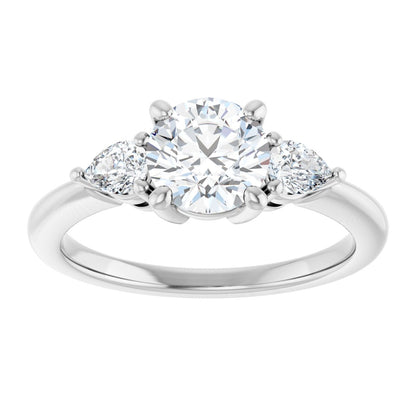1 Ctw Oval Lab-Grown Diamond Engagement Ring - White Gold - Lab Grown Diamond