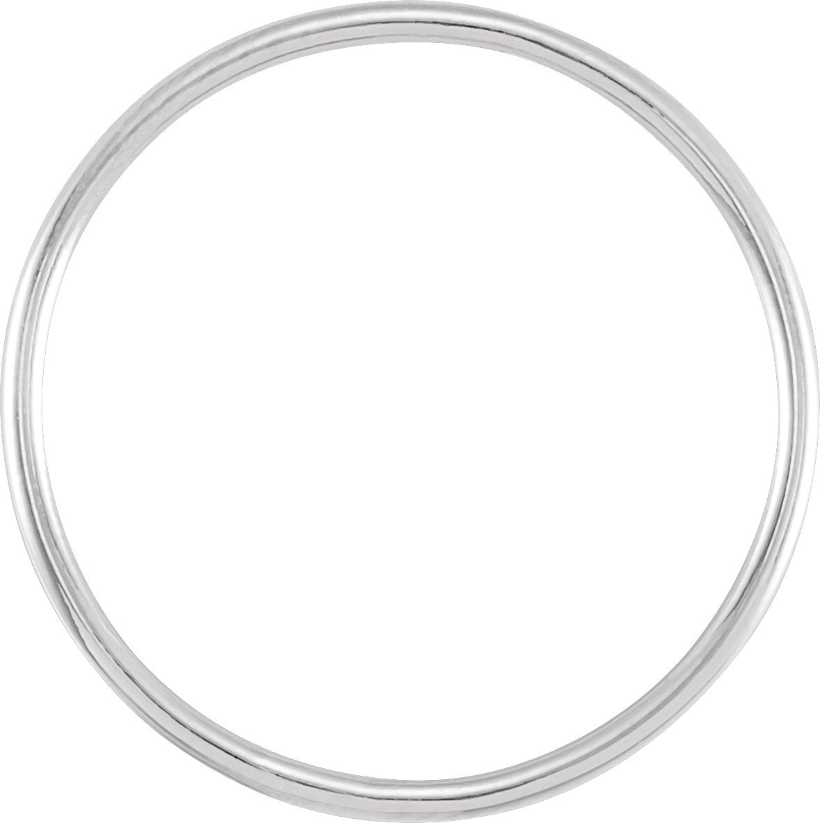 Stackable Ring Size 4 - White Gold