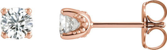 1/3 Ctw Lab-Grown Diamond U-Prong Earrings - Lab Grown Diamond