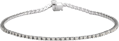 Lab-Grown Diamond Line Bracelet