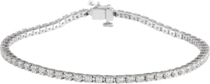 Lab-Grown Diamond Line Bracelet
