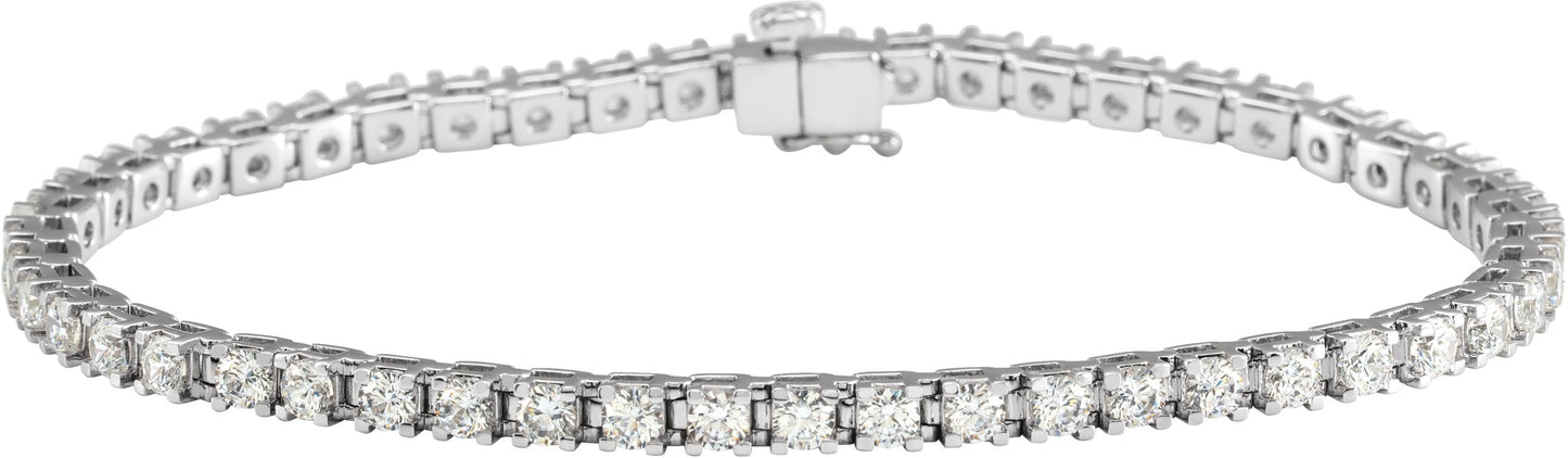 Lab-Grown Diamond Line Bracelet