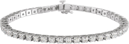 Lab-Grown Diamond Line Bracelet