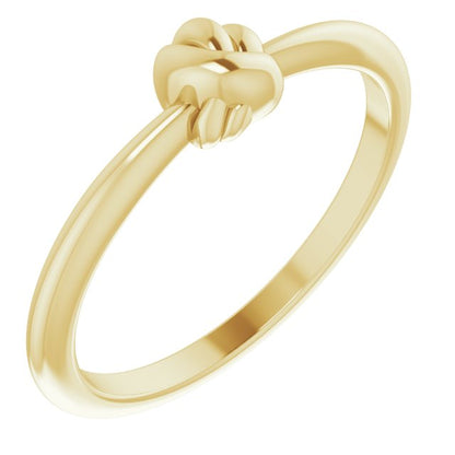 Stackable Knot Ring - Yellow Gold