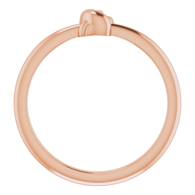 Stackable Knot Ring - Rose Gold