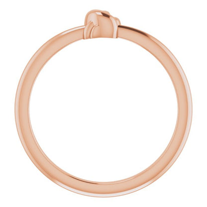 Stackable Knot Ring - Rose Gold