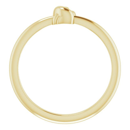 Stackable Knot Ring - Yellow Gold