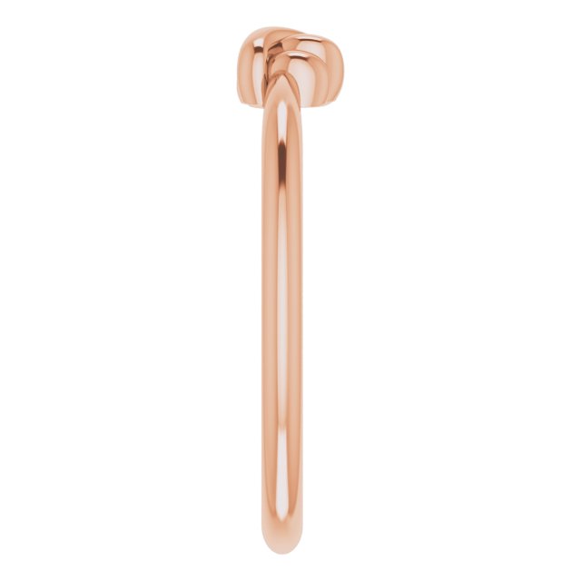 Stackable Knot Ring - Rose Gold