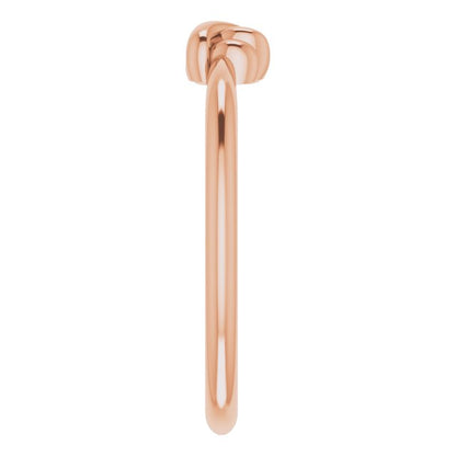 Stackable Knot Ring - Rose Gold